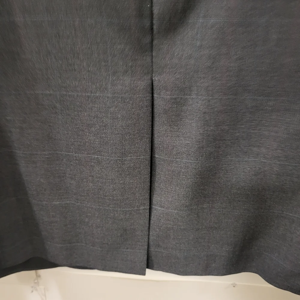 TOWNCRAFT Men's Suit, Gray Plaid, Size 40L‎
